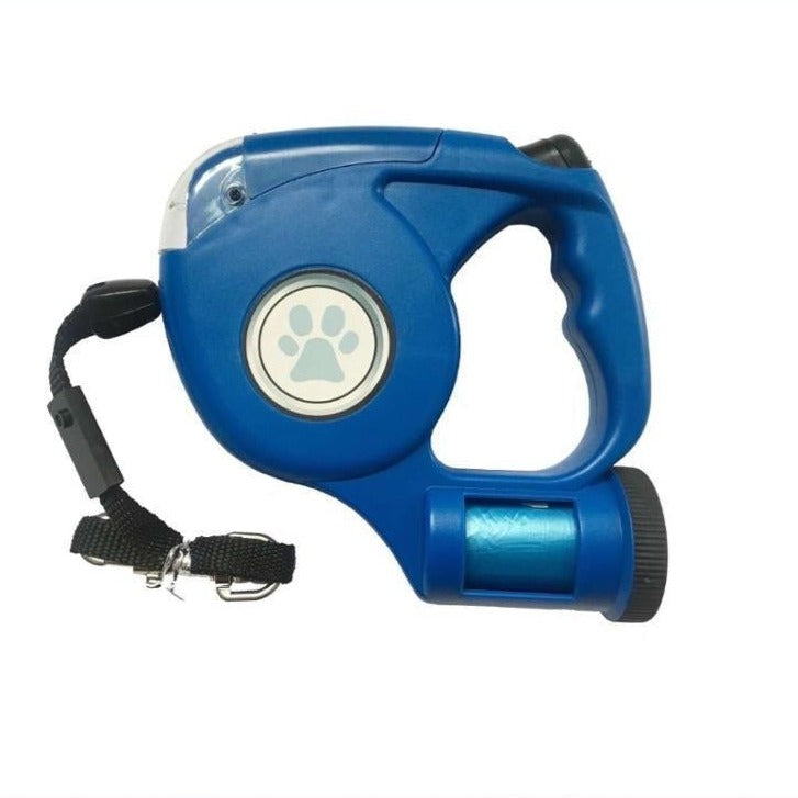 Retractable Dog leash With LED Flashlight